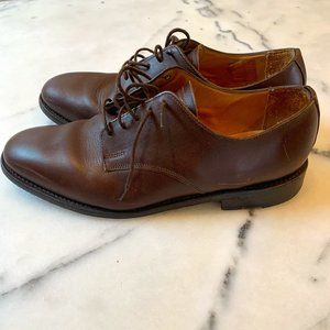 Steven Alan Brown Leather Oxford Dress Shoes Sz 9.5